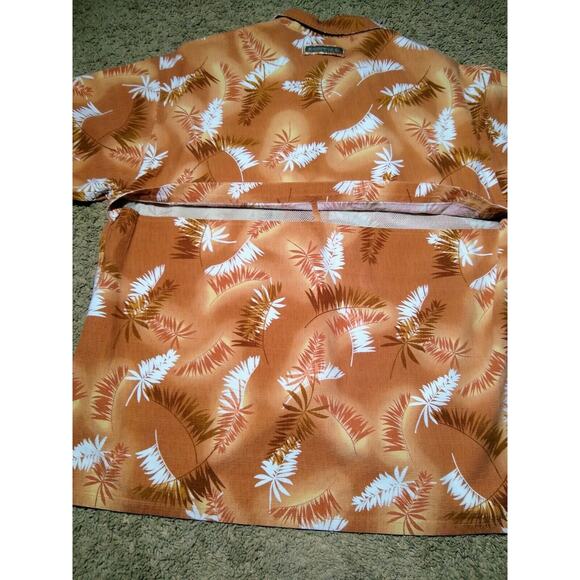 EXOFFICIO Travel Vented Fish Hawaiian Shirt Men's Size L - EUC - Picture 7 of 8